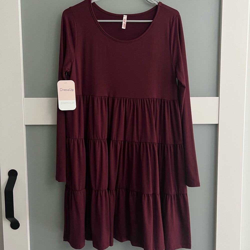 NWT Red Lolly Burgundy Dress